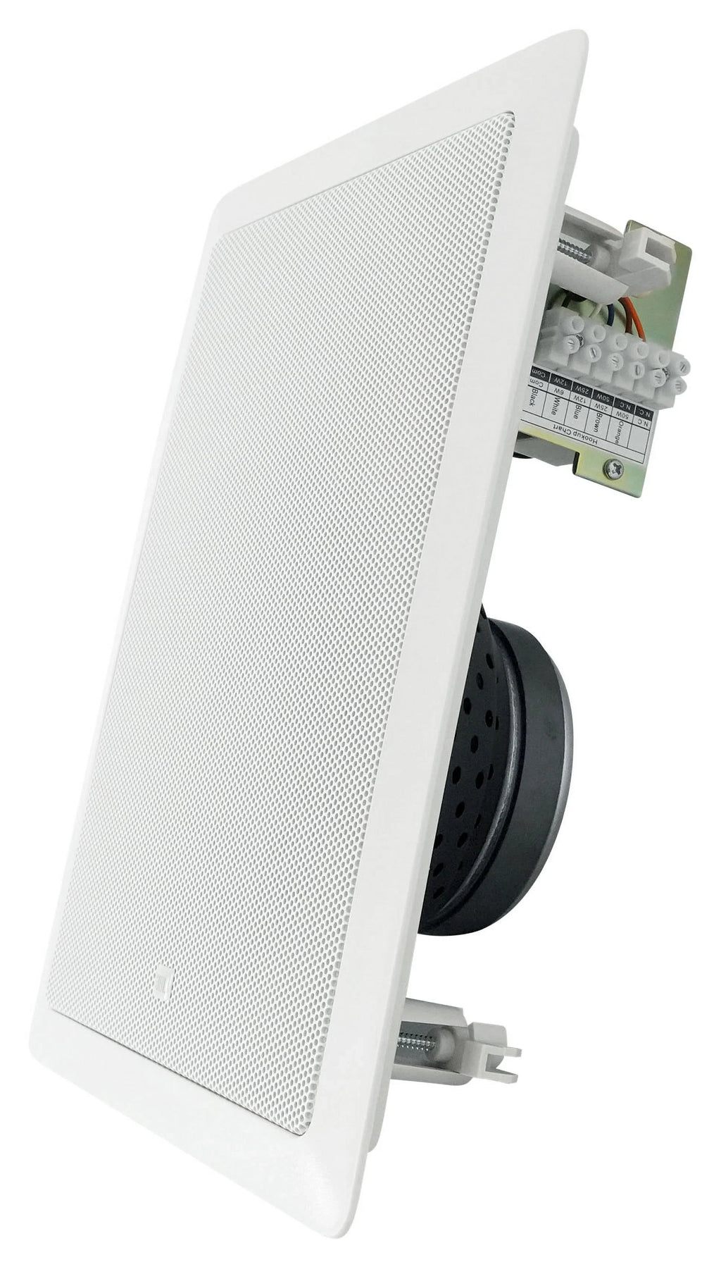 In-Wall JBL 8" 50w For Restaurant Commercial 128 (4) WT Speakers+Amp 70v CONTROL