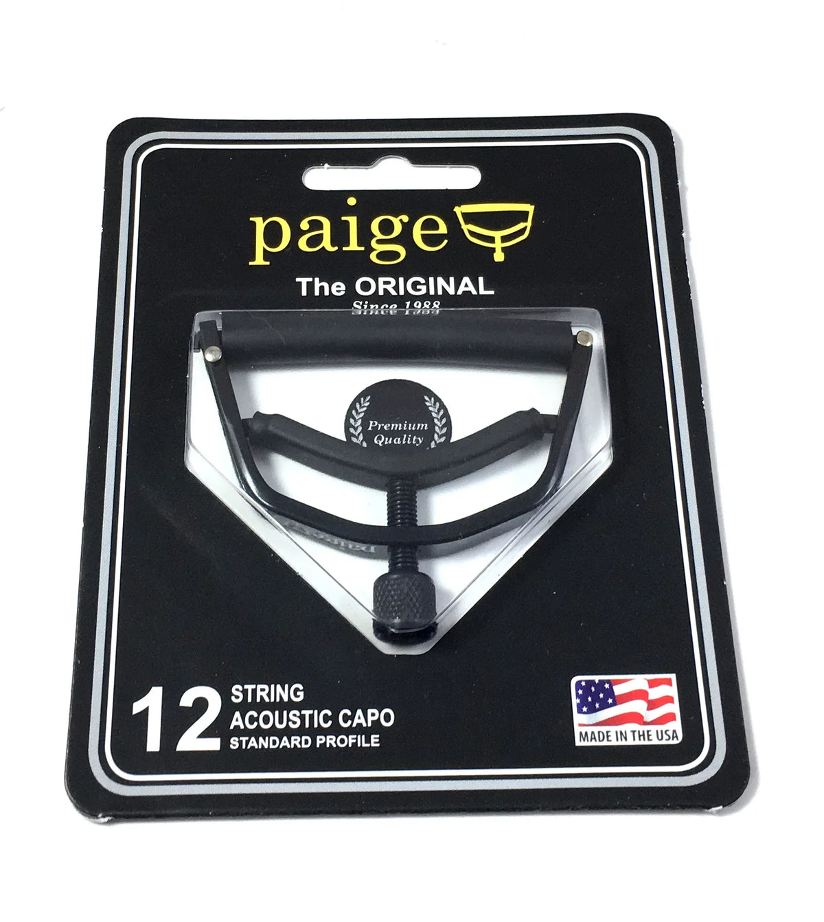 String for 12 Guitars Black 12 P6E Capo Paige string