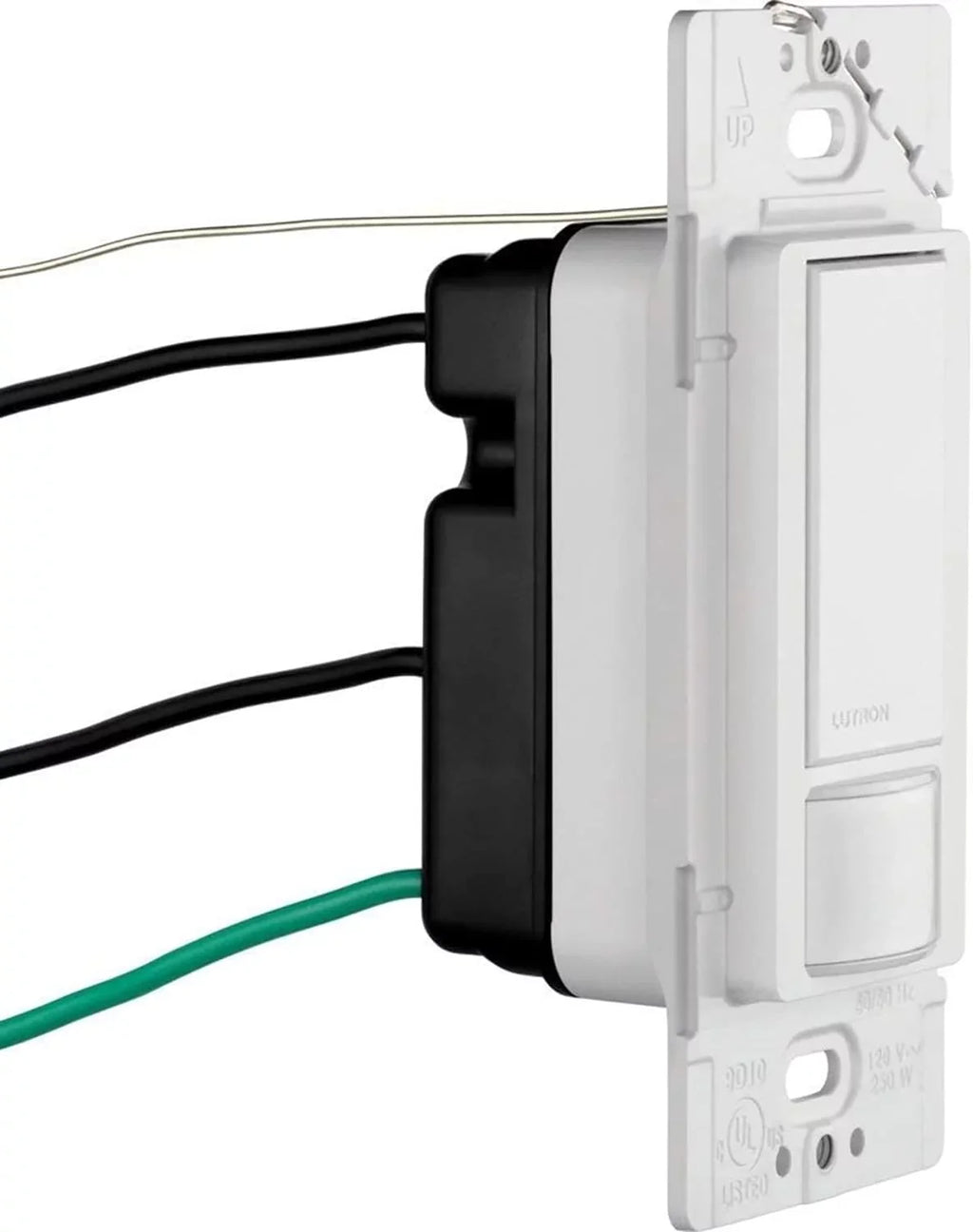 maestro 2a, neutral white lutron no single-pole, required, sensor (2-pack), switch ms-ops2-wh,