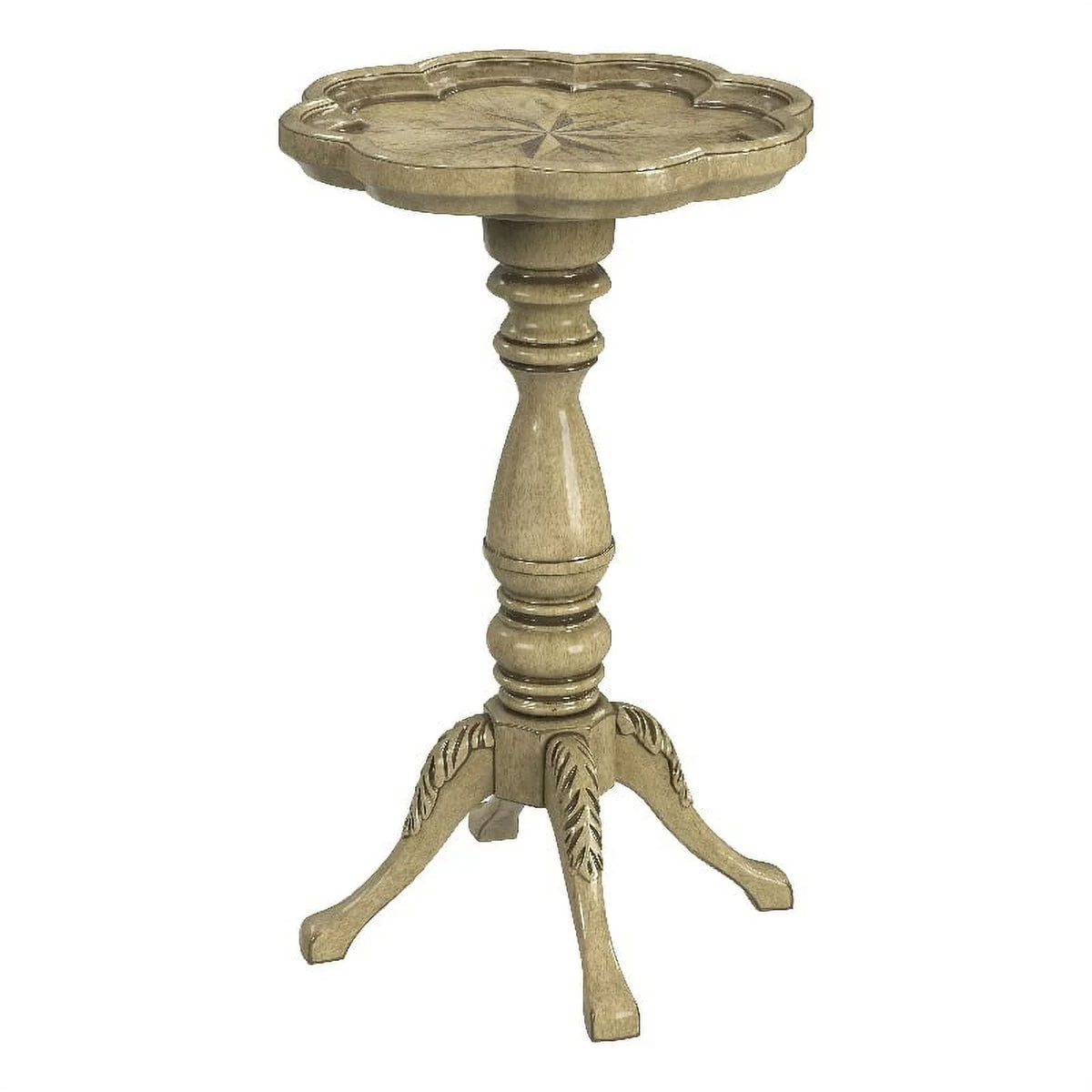 Whitman Accent Antique Scalloped Beige Butler Specialty Table Edge