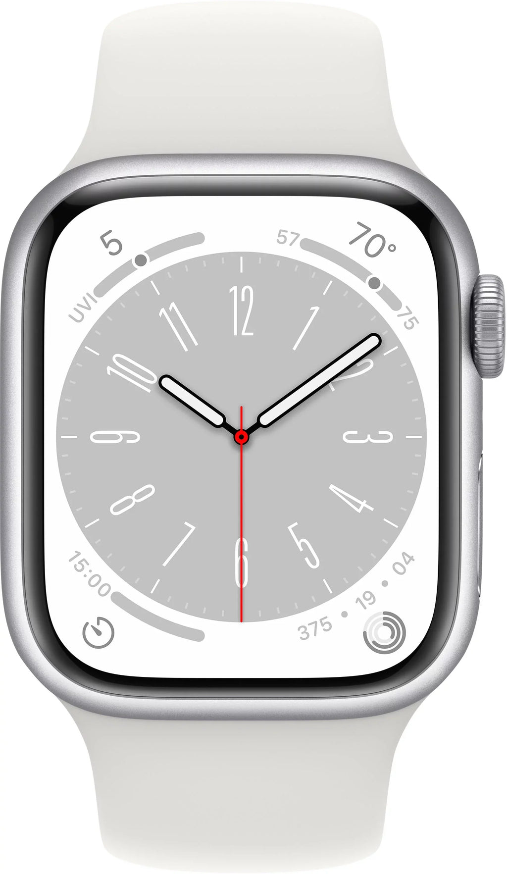 Aluminum White Series Watch Band (Refurbished) Sport - MP4E3LL/A Restored Gen Cell 8 8 White 41mm
