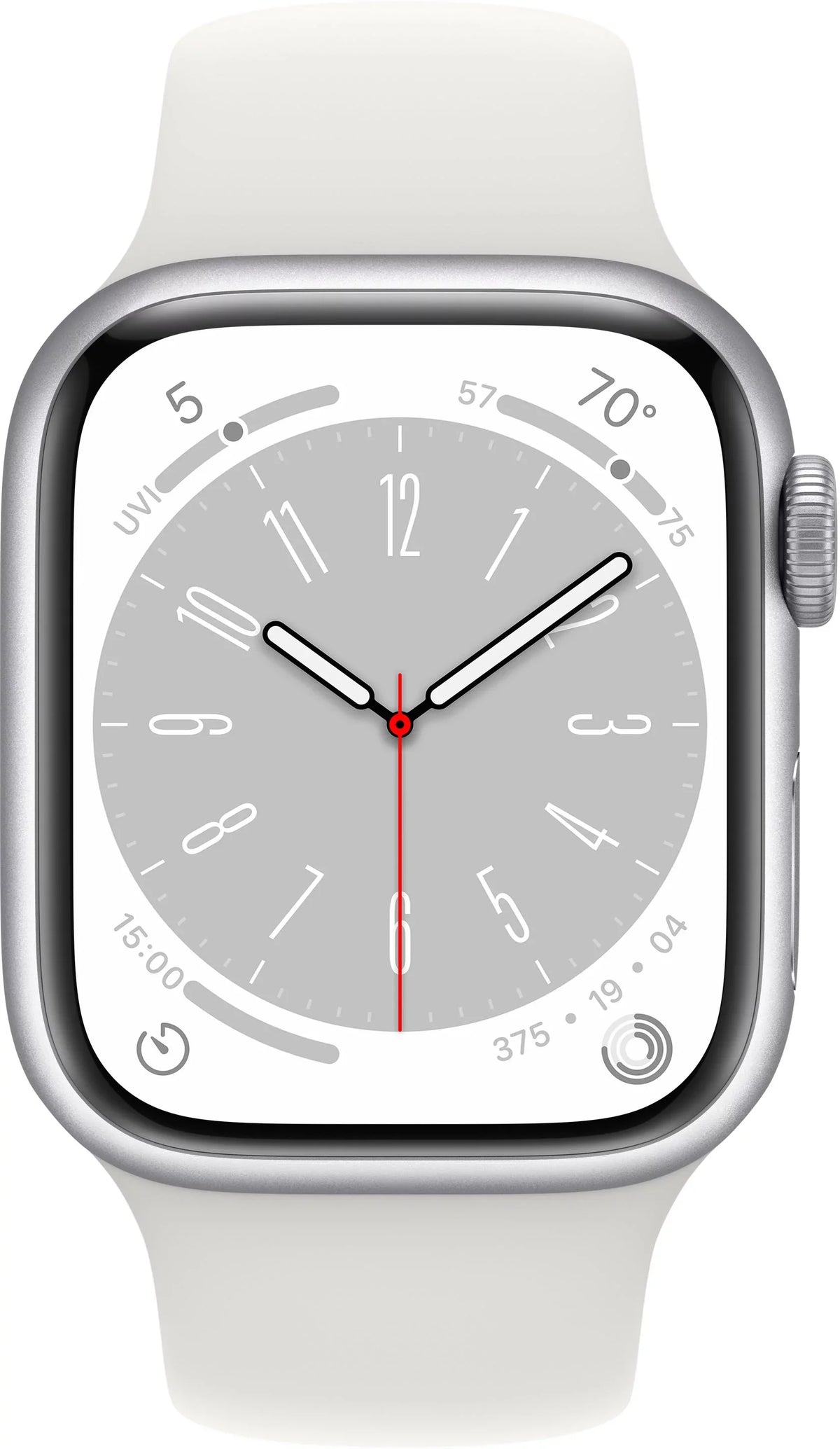 Aluminum White Series Watch Band (Refurbished) Sport - MP4E3LL/A Restored Gen Cell 8 8 White 41mm