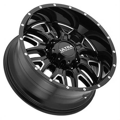 by Natural 203-7983BM+12 1500 Hunter Ultra 2018 Wheel Wheel 203 17" With Chevrolet Accents Black Fits Silverado