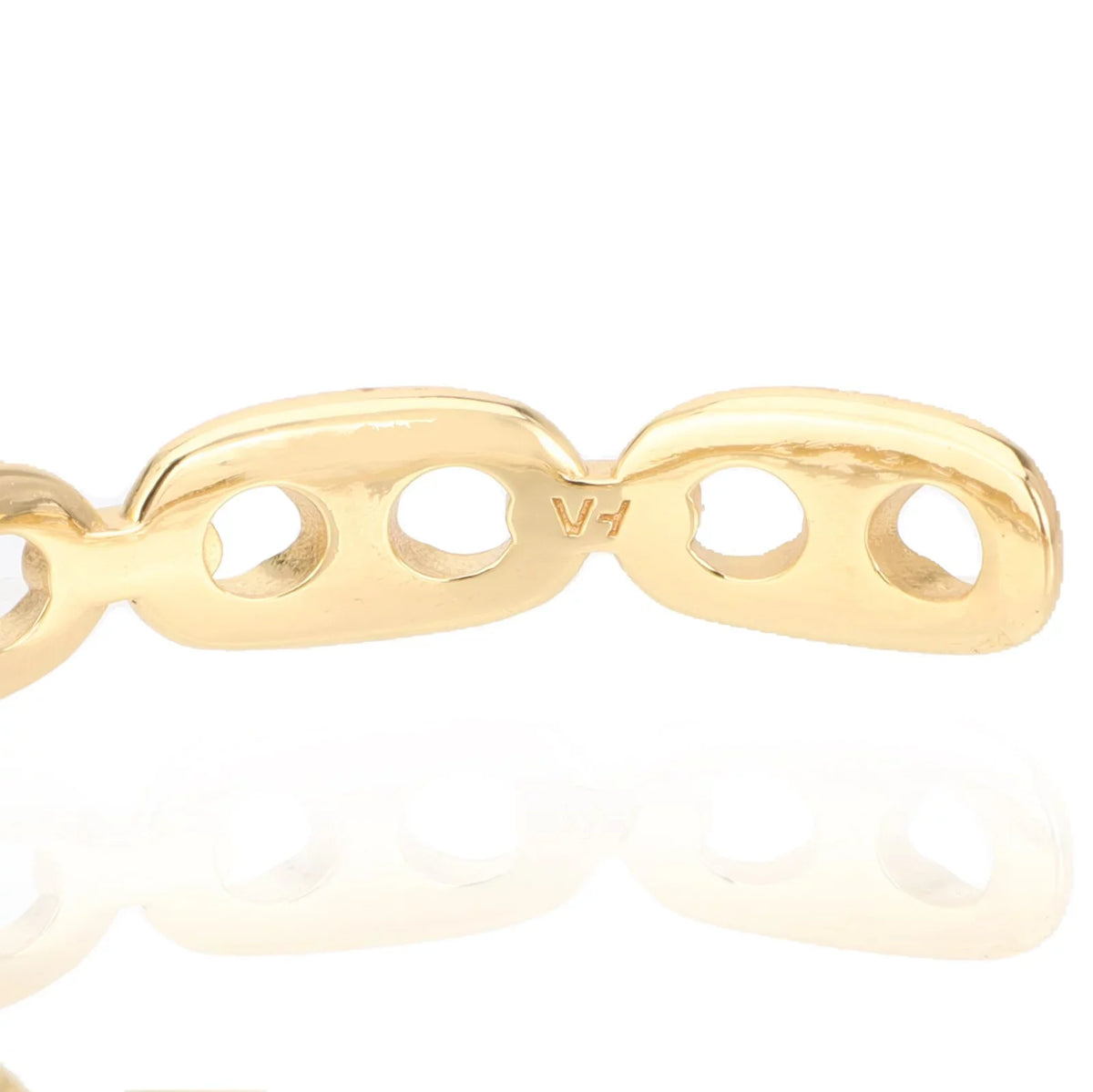 Women Havana Gold-plated For Mariner Callie 18K Bangle Link Vintage