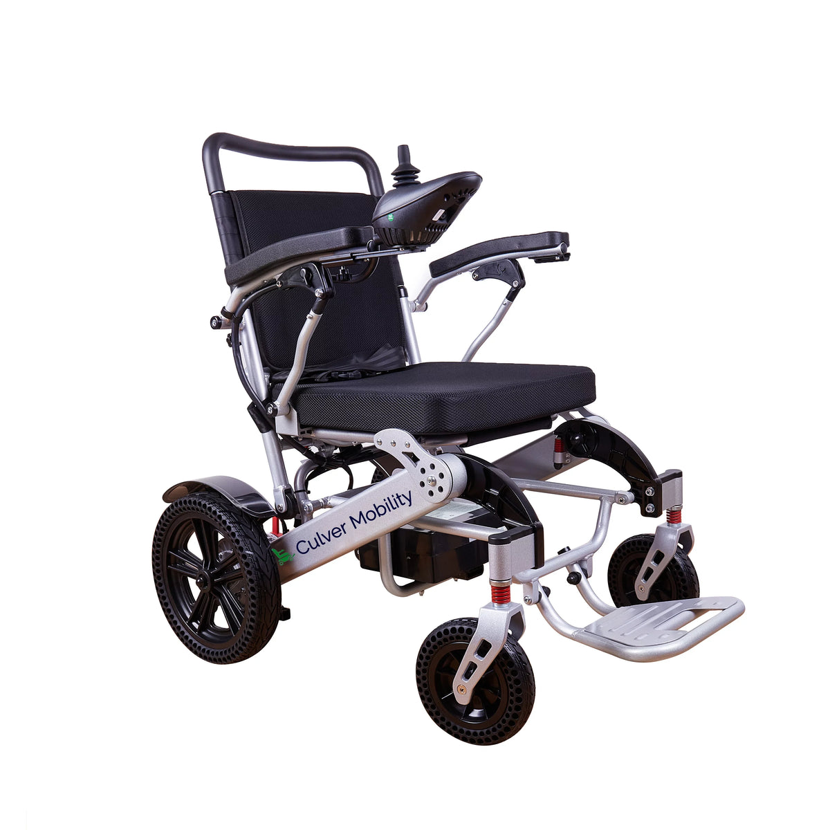 and Electric - Exclusive Alton 500W Lightweight Foldable Power 20 - - - miles SILVER Mobility 360lbs Wheelchairs