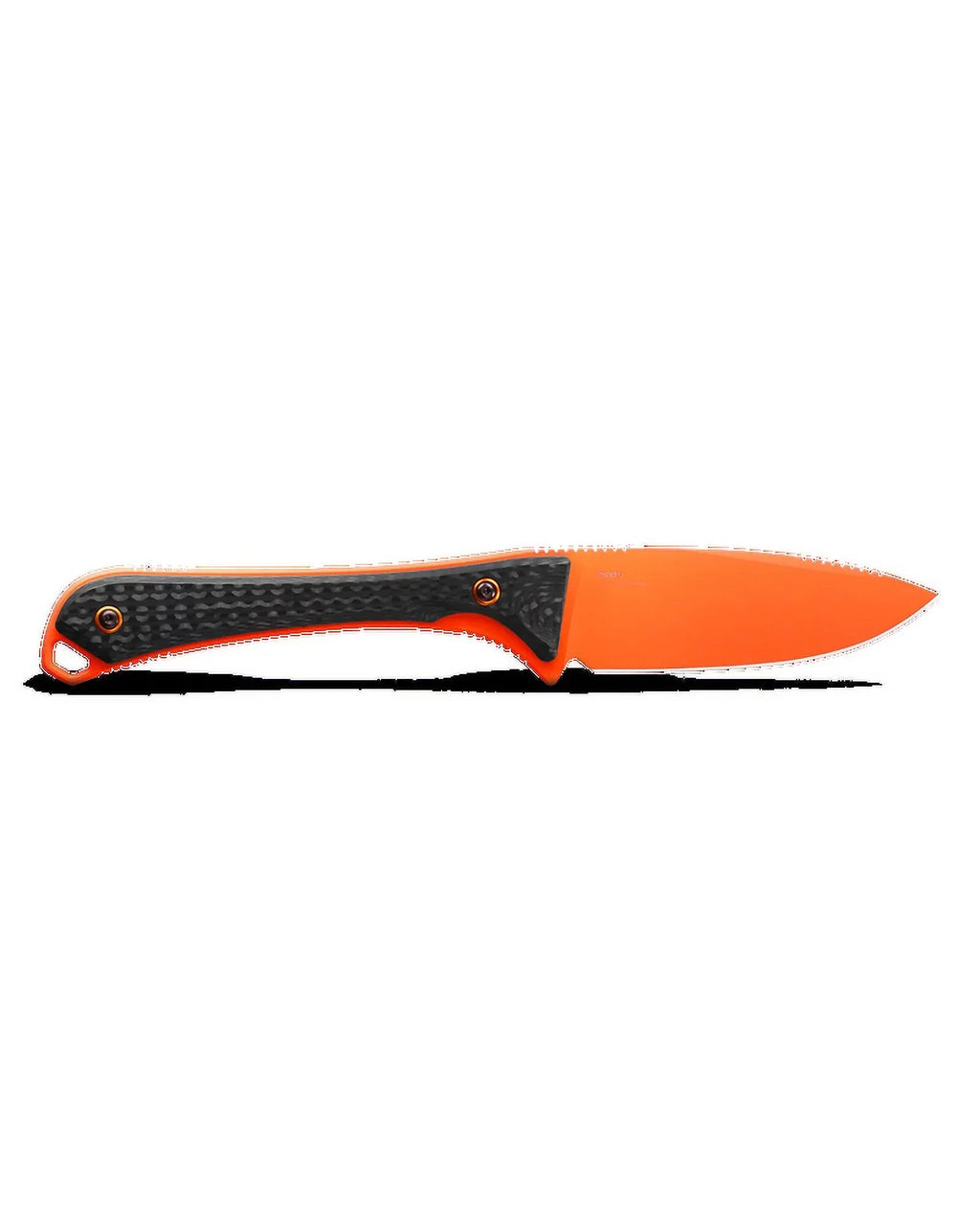 Benchmade 15201OR Knife Orange Cerakote Handle 3.08" Fixed Fiber CPM-S90V Blade Altitude Carbon