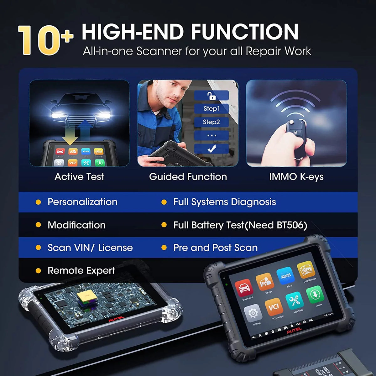 Active of MaxiSys MK908Pro / 36+ Test Pro Topology MS909 MS908S & Tool Coding, Scan Car Programming Services, Elite Map, ECU Autel Autel Diagnostic / Upgraded
