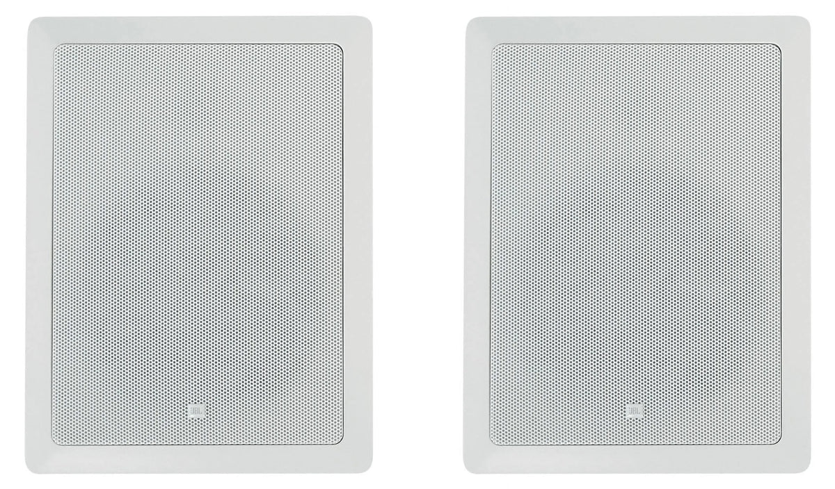 In-Wall JBL 8" 50w For Restaurant Commercial 128 (4) WT Speakers+Amp 70v CONTROL