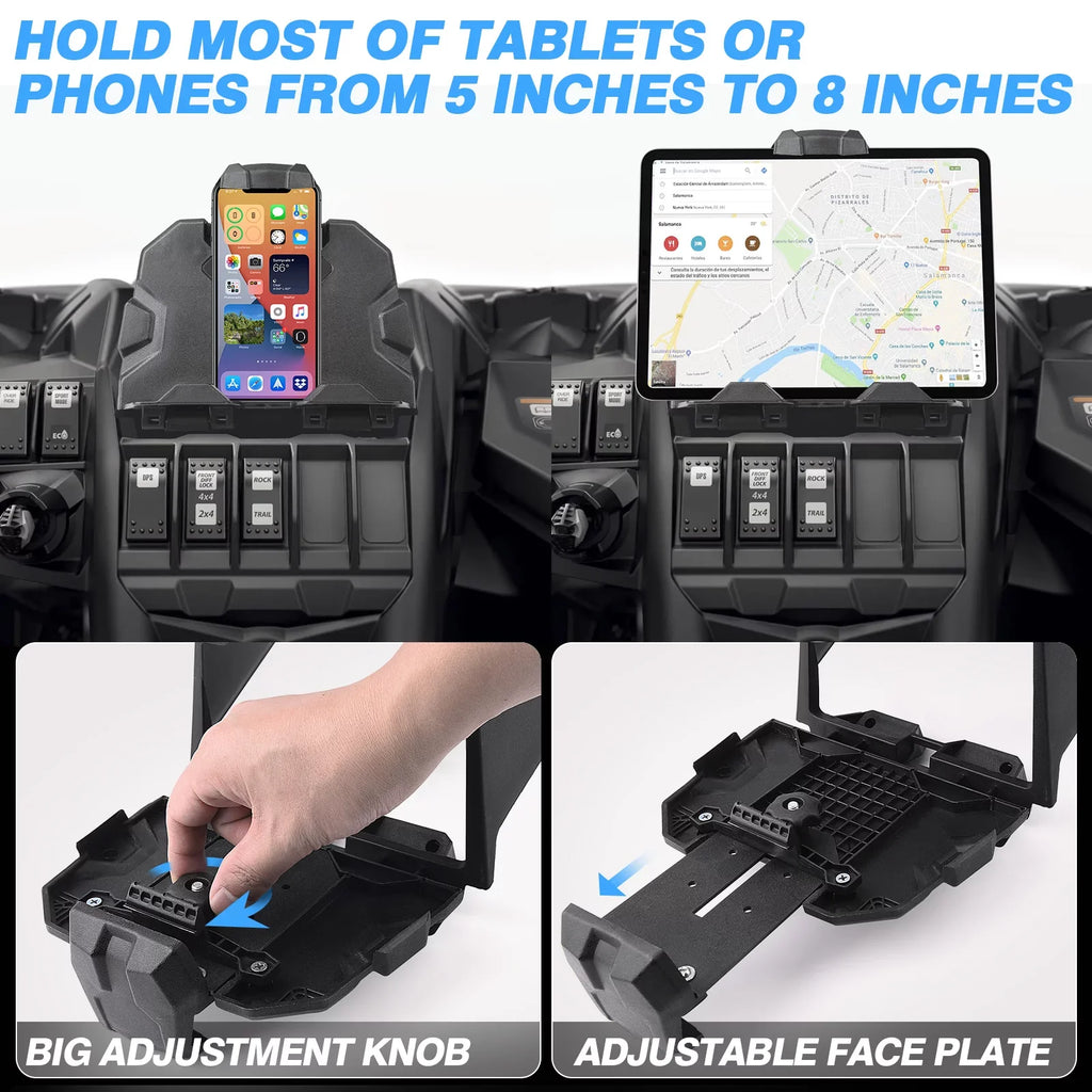 Holder Organizer Holder, Device Tablet Electronic Ipad Tray X3 Storage Box GPS MICTUNING Phone