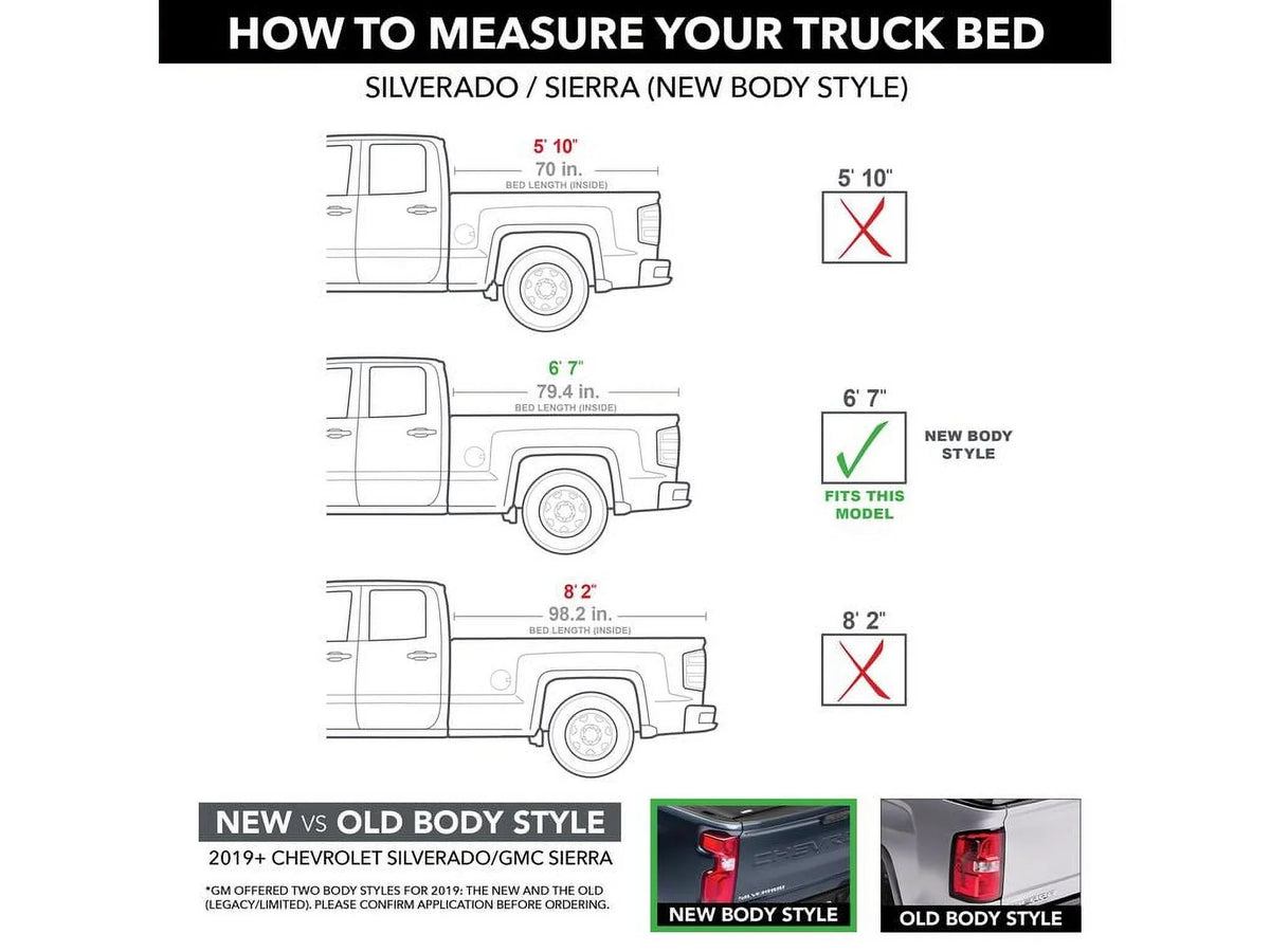 Bed Soft 2020 | Truck 7" Compatible | Bed Trifecta Tonneau (67.1") RealTruck 2.0 Cover with Folding by Extang - 2015 92475 F-150 5'