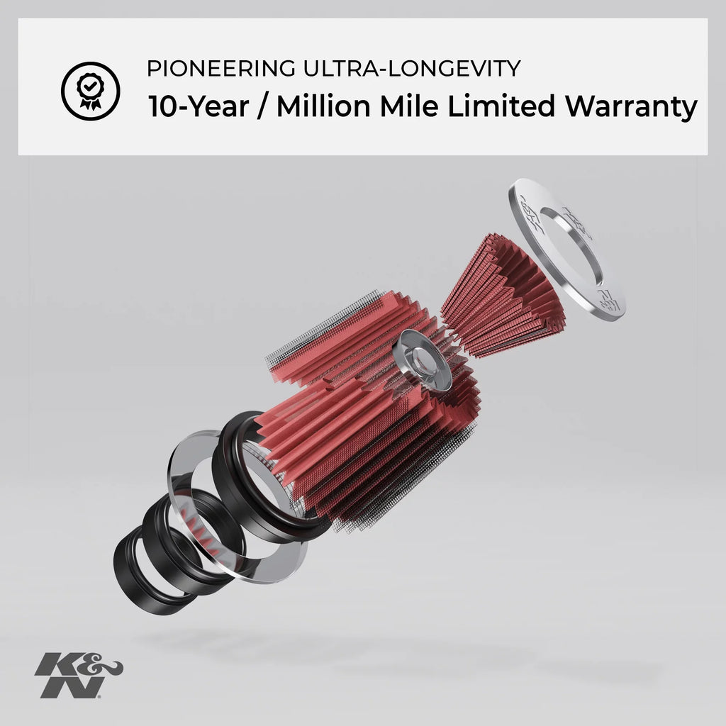 Filter: Duty: Filter, Performance, E-3816 Replacement K&N Washable, Premium, Heavy High Air Engine Industrial