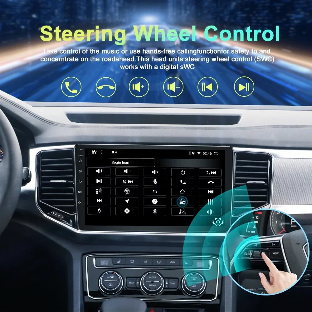Honda GPS 4-64GB WIFI Stereo CAM Radio CRV Car Android13 1997-2001 Carplay For