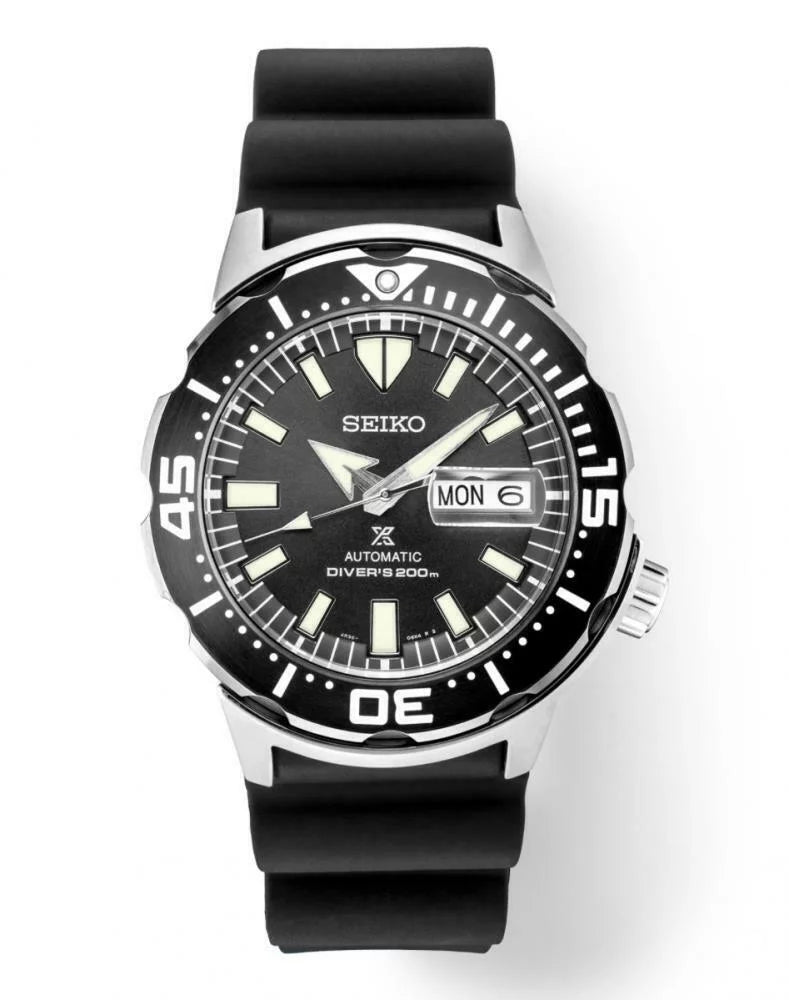 Black Rubber Men's Seiko Date Automatic Dial SRPD27 Prospex Day 42.5mm Watch