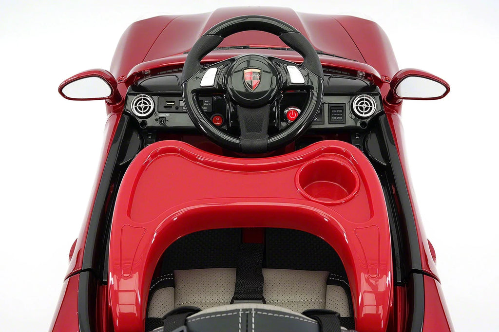 Roadster | 12V Electric Kids Red Ride-On R/C Car Remote Kiddie with Cherry Parental