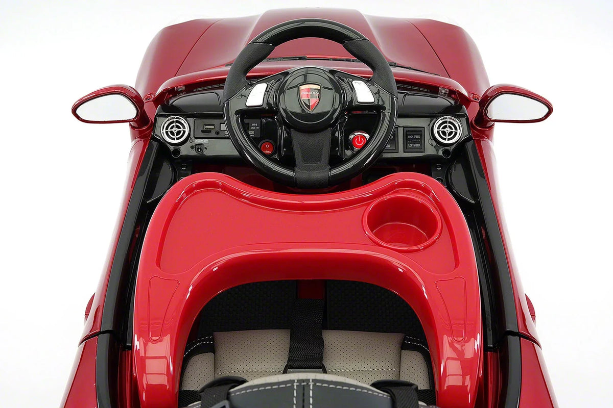 Roadster | 12V Electric Kids Red Ride-On R/C Car Remote Kiddie with Cherry Parental