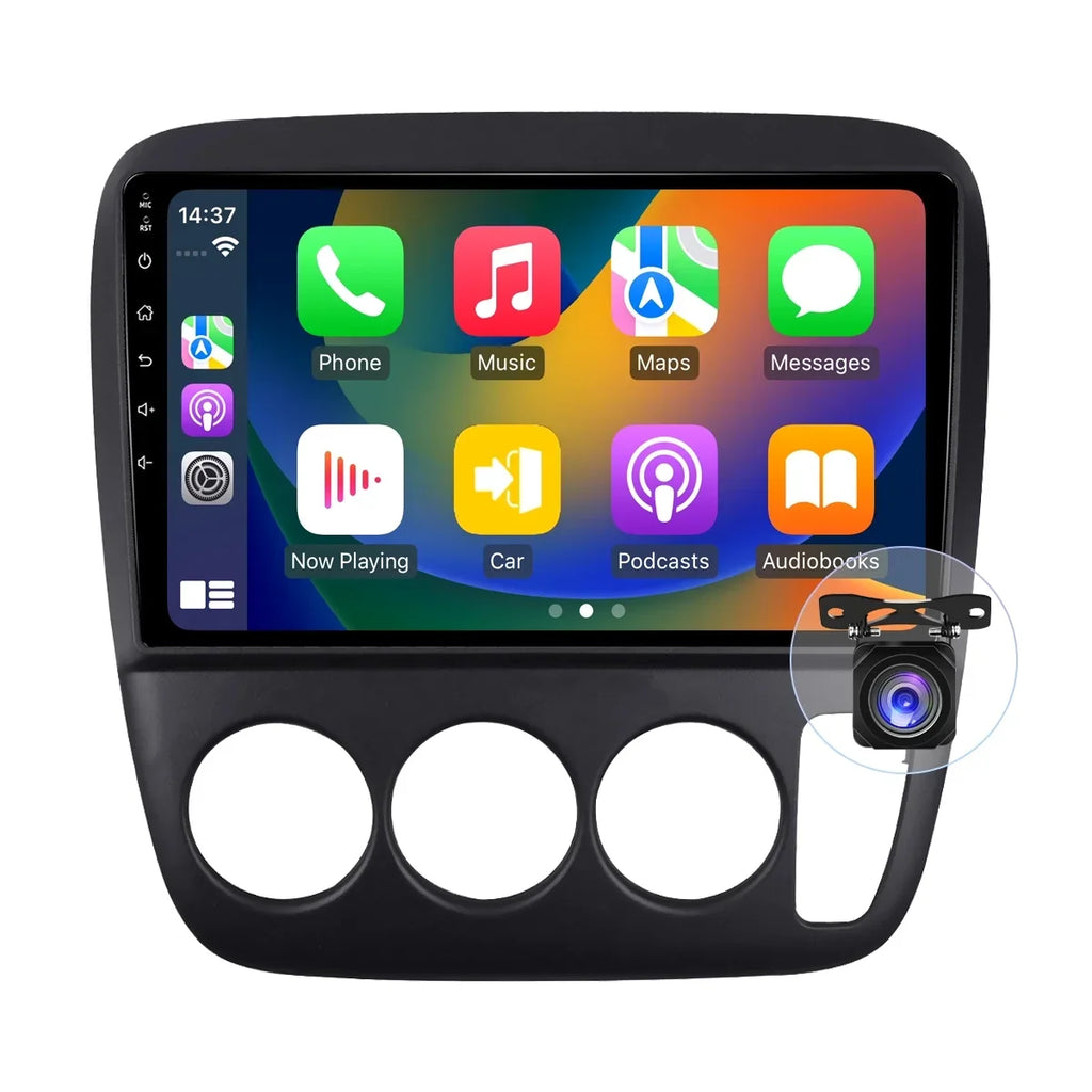 Honda GPS 4-64GB WIFI Stereo CAM Radio CRV Car Android13 1997-2001 Carplay For