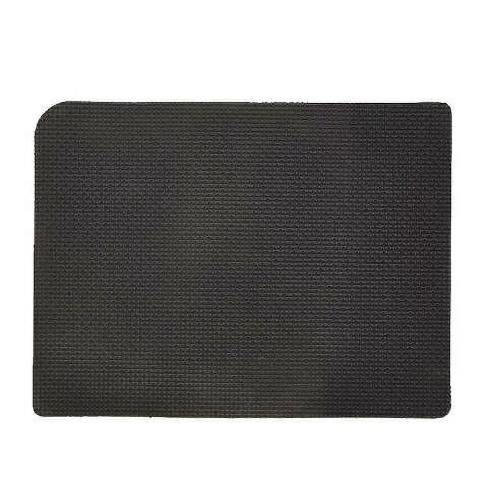 Non-Skid 7 1/4 10 Rubber 3/4 Inch Boat Tracker Mat x | Black TM178157