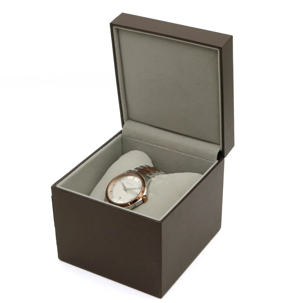 Men's Dial Quartz Watch 126.4 Collection YA126447 Date SS Silver Pre-Owned G PGPVD Timeless (Good)