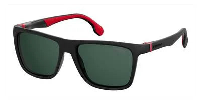 56 CA5047/S mm Black/Green, Carrera Square Sunglasses, Men's