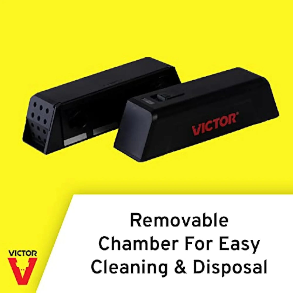 M250S No No Electronic Indoor Touch, Upgraded - 1 Trap See Victor Mouse Trap,Black