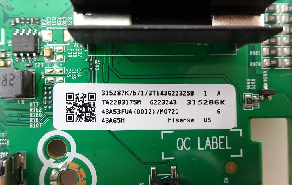 Board 315287K Main Hisense 43A6H