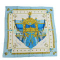 (Like Light Scarf New) Blue Silk Hermes Pre-Owned