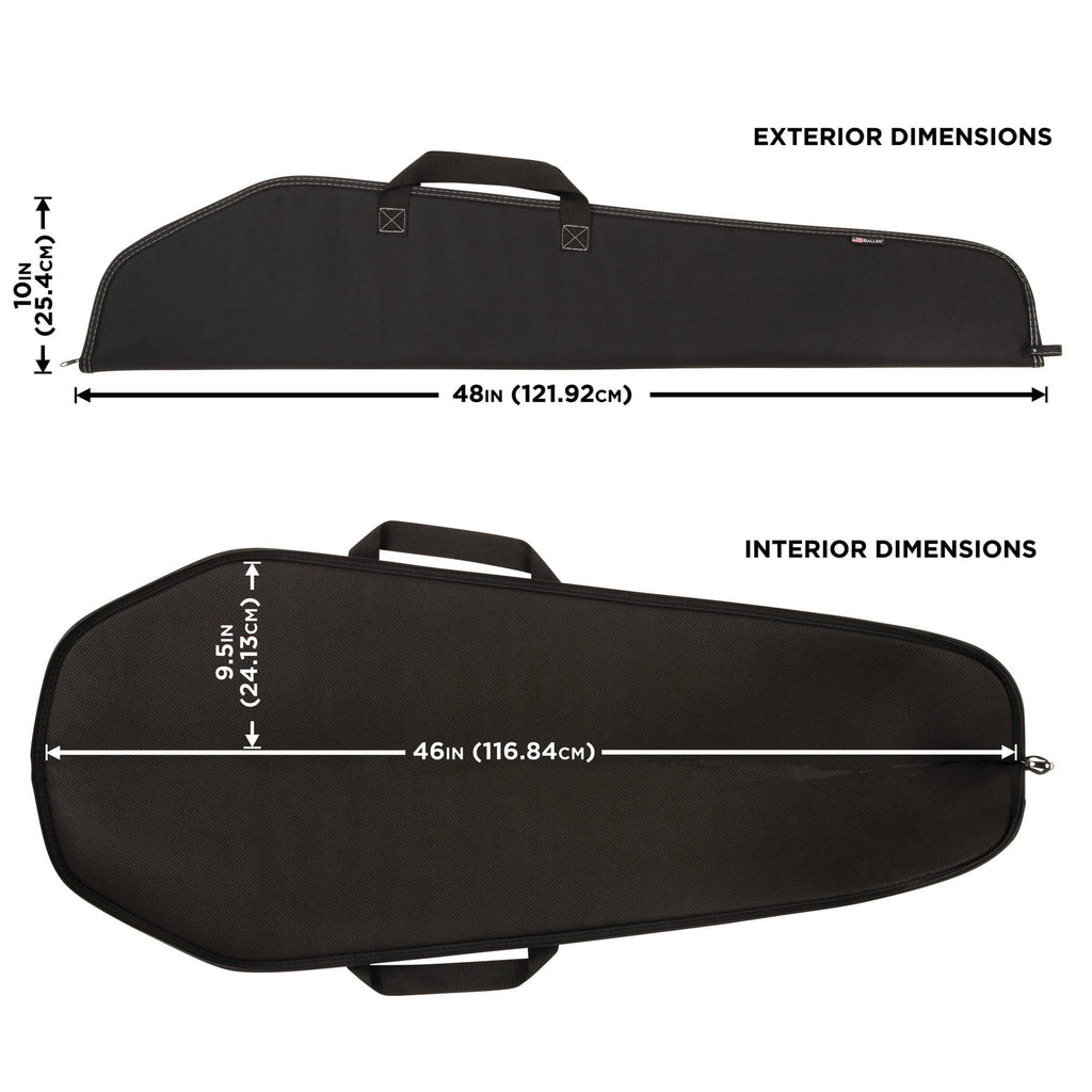 46" Allen Case, Polyester, Rifle Company 602-46 Black, Soft Durango