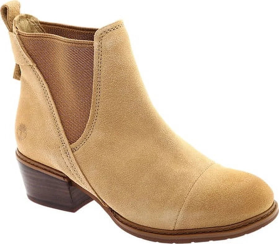 Timberland TB0A1SCT Women Sutherlin Bay HS3151 Boot Double Chelsea Gore (7.5) Beige