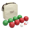 8 Regulation Set with Pallino, and Balls, Case 100mm Rope GoSports Bocce Measuring