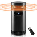 Office Indoor Safety Surround Ceramic 360° Heater Portable Protection Electric Heater PTC 1500W Space Only with Use, Thermostat, Desk Office Mode, for for Fan Heater with