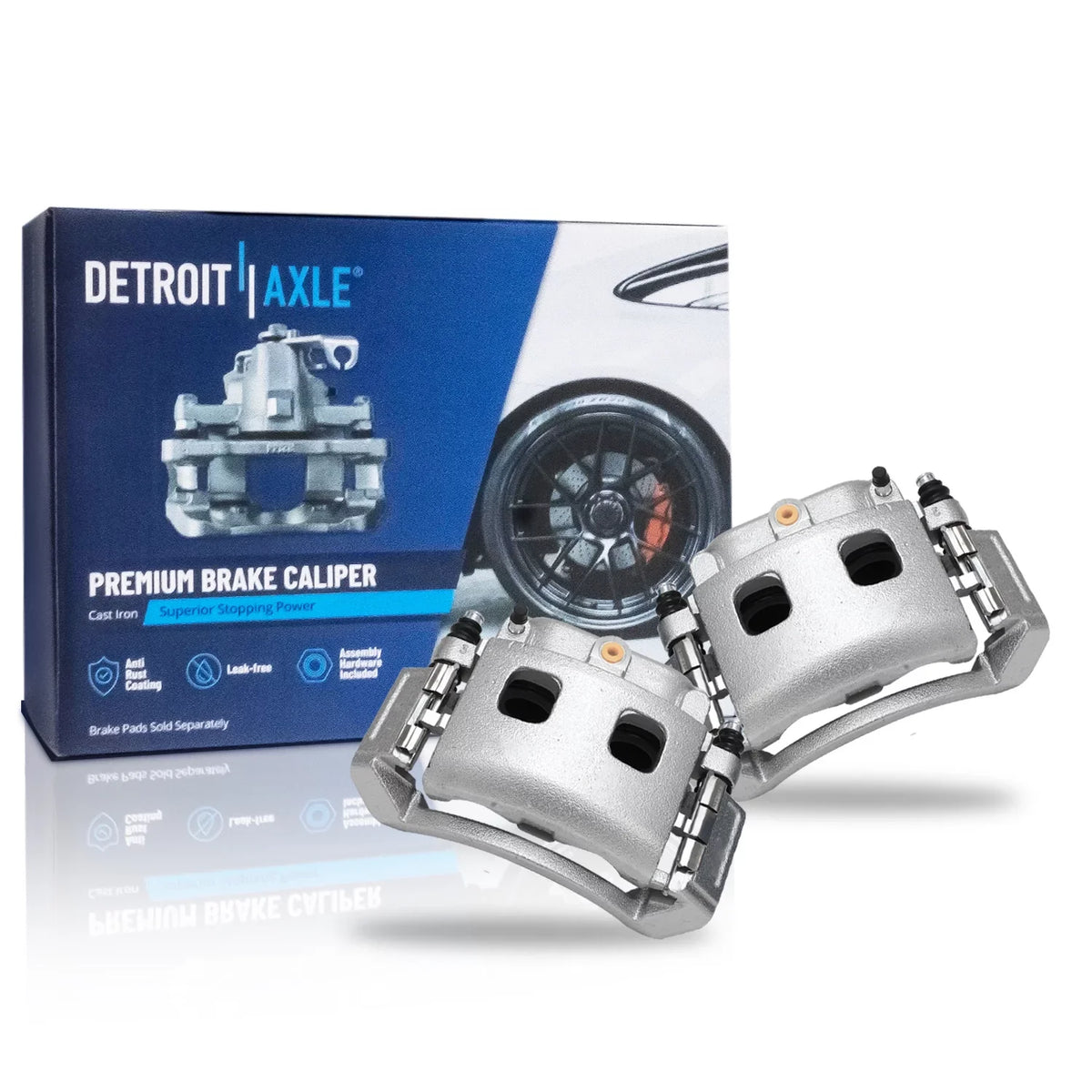 2005 02-05 - 2004 13.23'' Brake Replacement Kit Ceramic Ram Brake Pads Rotors Detroit 05-06 2006 1500, Durango, Dodge Calipers Brake Axle Brake 2003 2002 for Disc Front