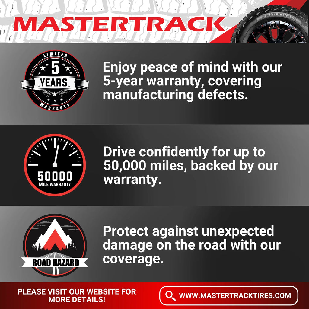 Terrain All Only) Truck Mastertrack SUV Tire 126S Ply LT285/70R17 AT BADLANDS Light E 10 285/70/17(Tire