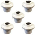 A Fitting In Eyeball Adjustable 5 - Spa Pool 1" Hydrostream White Jet 1.5" Inside And Package