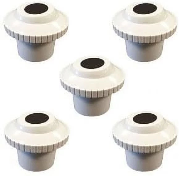 A Fitting In Eyeball Adjustable 5 - Spa Pool 1" Hydrostream White Jet 1.5" Inside And Package
