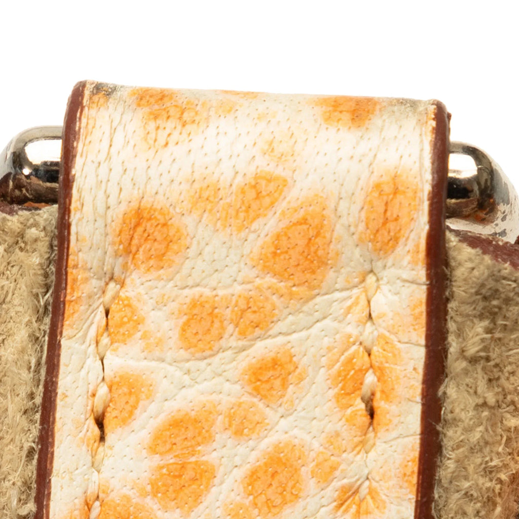 I Hermès Evelyne Unisex Leather Orange Dalmatian PM Buffalo Bag Calf Crossbody Pre-Owned (Good) Authenticated