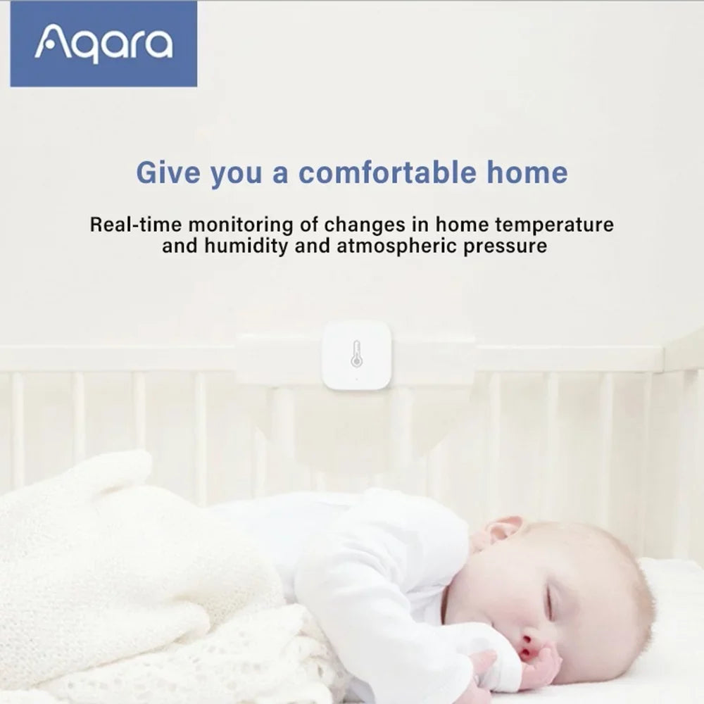 REQUIRES Sensor Automation Temperature HUB with Home HomeKit Smart Monitoring for Sensor Humidity and Compatible Aqara AQARA Remote
