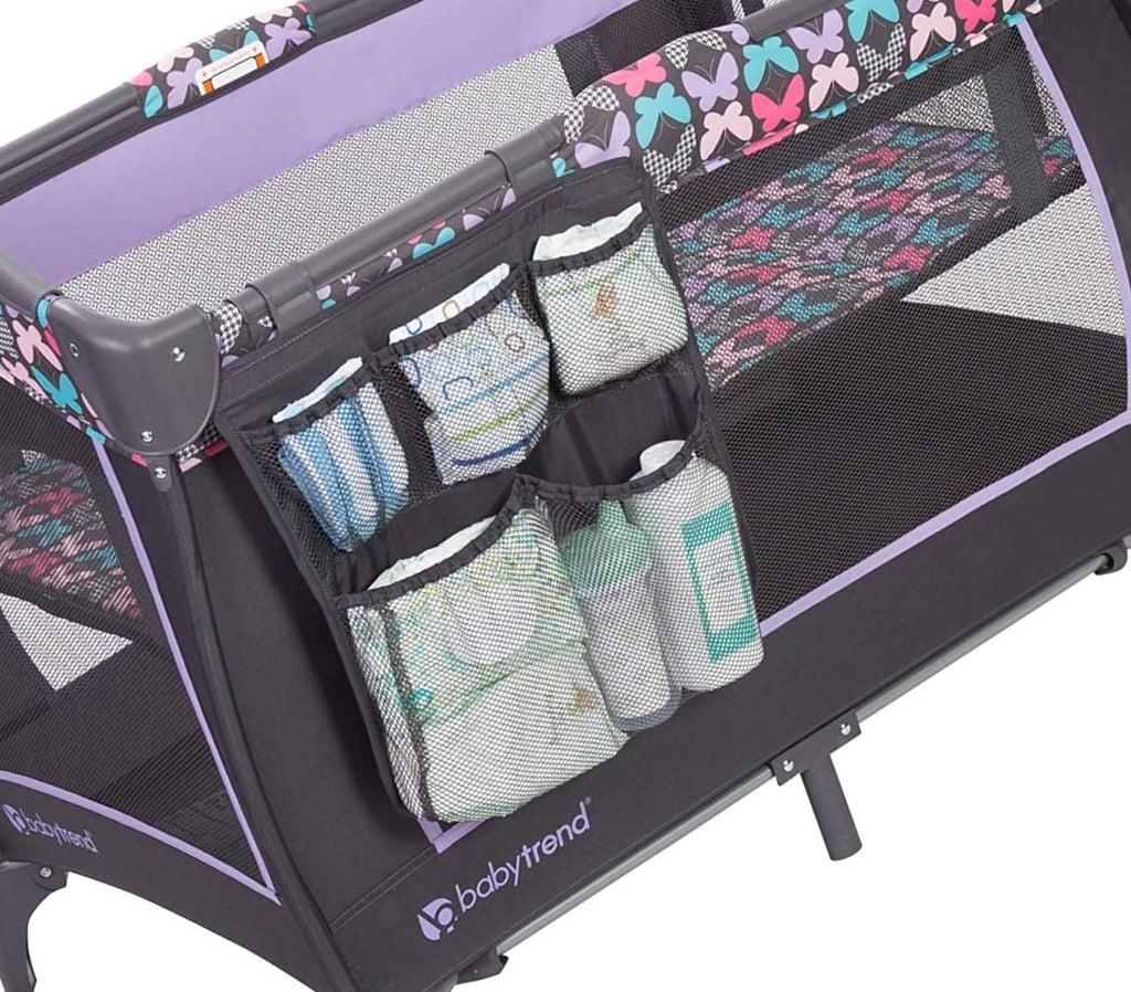 Portable Folding Infant Nursery with Sophia Bassinet, Center Trend Baby Trend-E
