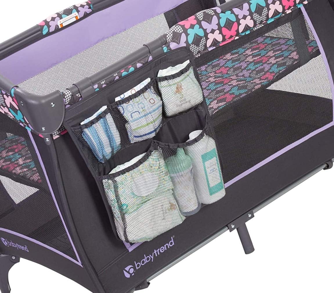 Portable Folding Infant Nursery with Sophia Bassinet, Center Trend Baby Trend-E