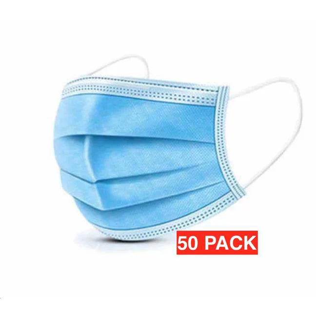 '- Pack Adult, Gopremium Black 50 Summer Unisex of for Disposable Mask Woven Thin Sunscreen Section Non Breathable