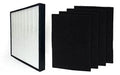 Carbon | Extra HEPA WPPRO2000 with Activated Whirlpool Whispure 8171510K 4 Compatible Purifier Filter Plus Remove Pollen Nispira | 1 Odor, For Set 1183050K Large True Replacement Pre Air Set Smoke |