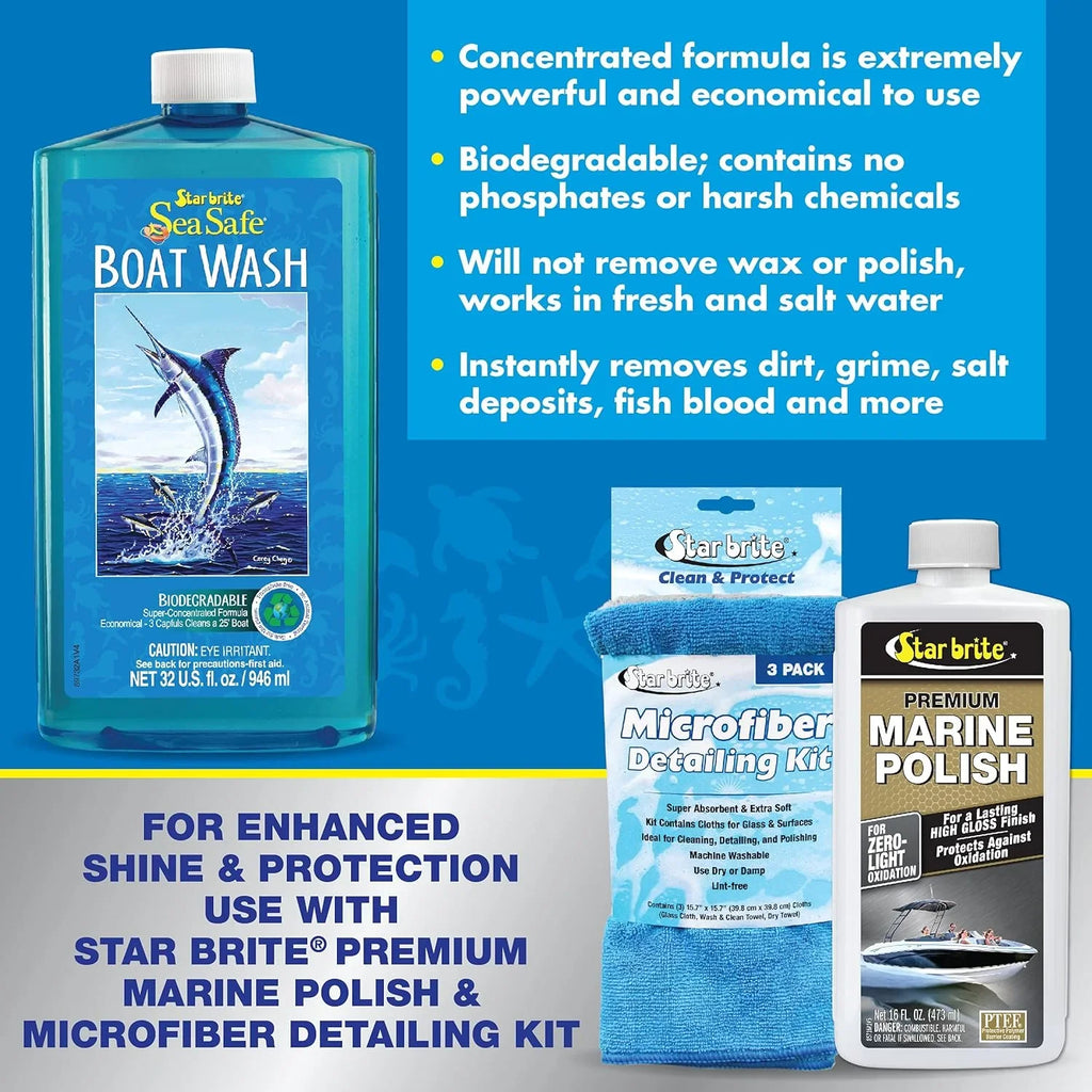 Star Sea Safe Star 089732Pw Brite Boat Wash Brite