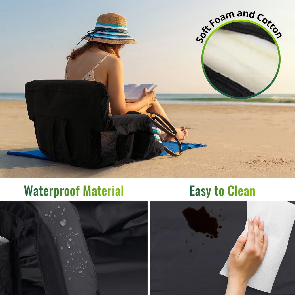 Bleacher Worcest Folding Pack Stadium Thicken Tournament 2 for Backyards for Soccer Seat, Bleachers, Wide Chair Women's Lawns, Waterproof patriotic