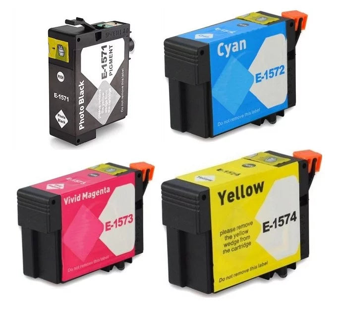 Inkjet 157) PrinterDash (PBK/C/M/Y) (T157MP) Pack Photo Stylus for (NO. Replacement R3000 Combo