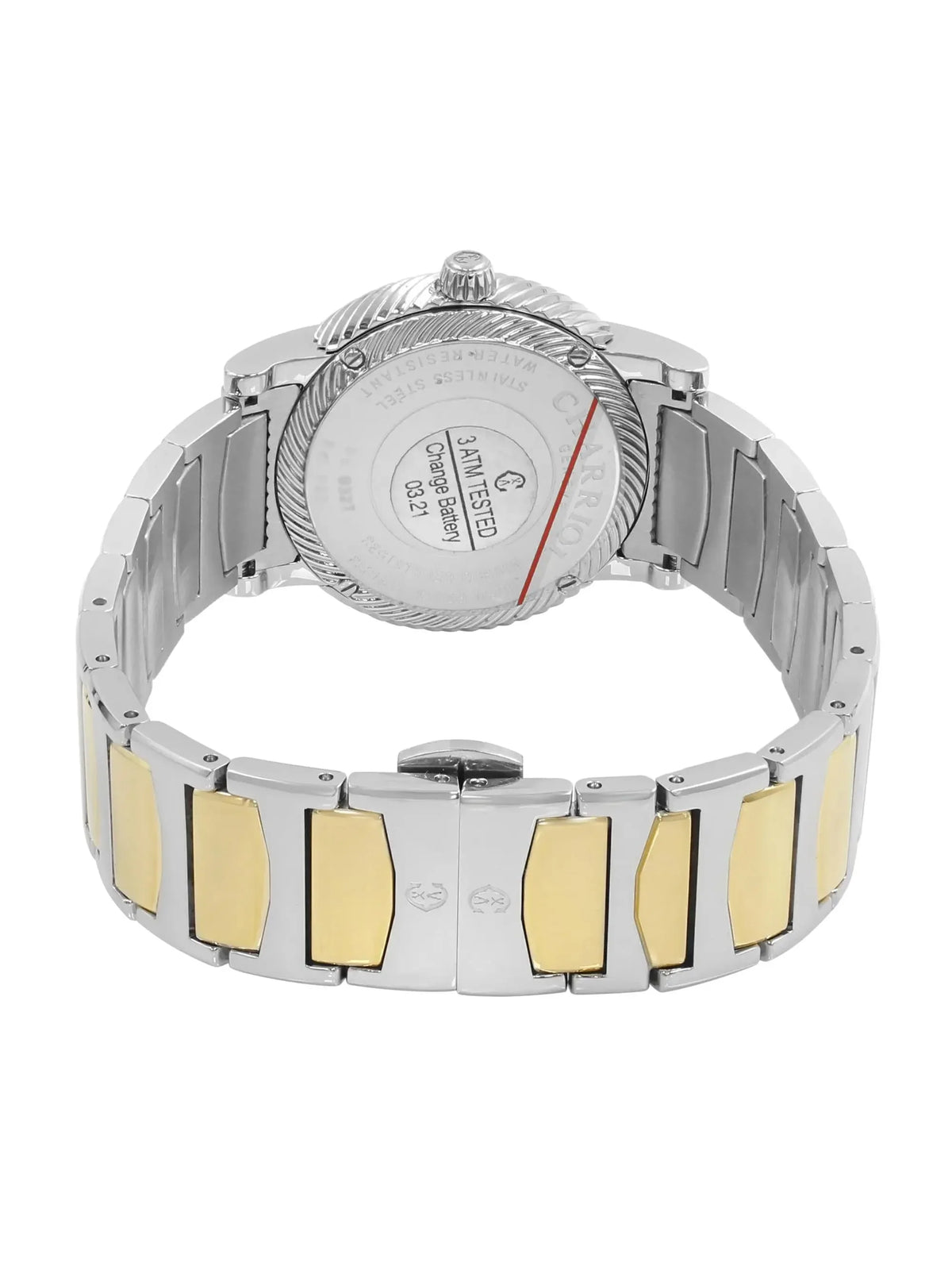 Ladies Parisii 0.40cttw Charriol Watch P33SY2D.921.001 defects with New Quartz