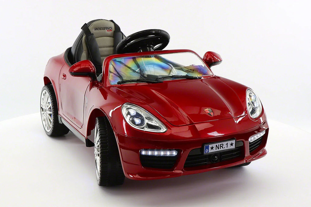 Roadster | 12V Electric Kids Red Ride-On R/C Car Remote Kiddie with Cherry Parental