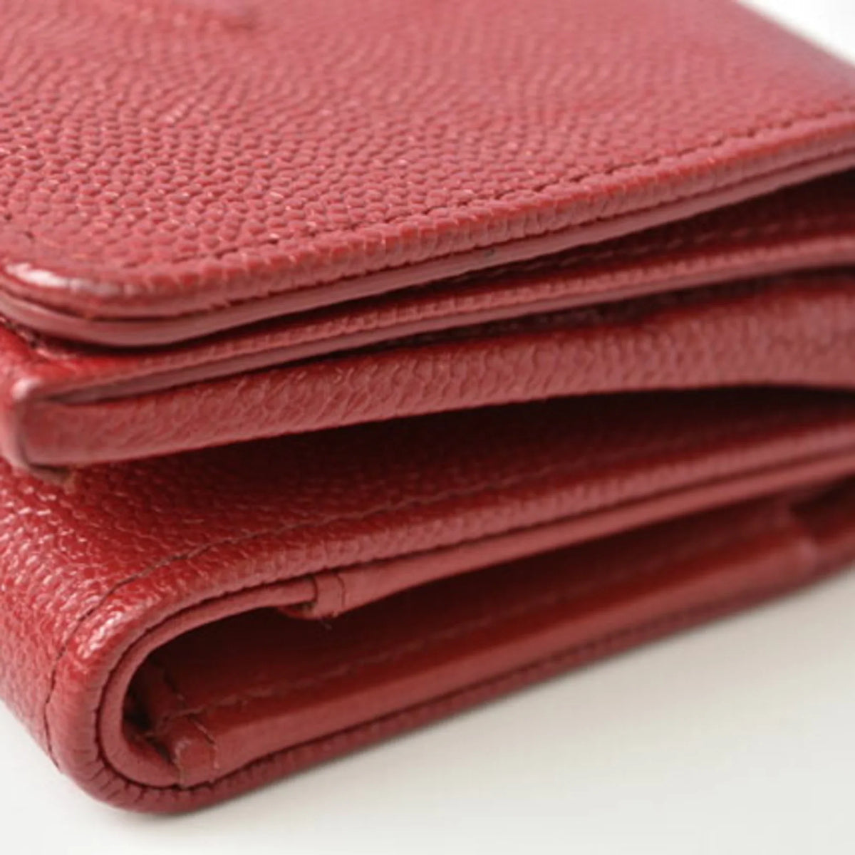 red skin Pre-Owned here (Like mark wallet caviar dark New)