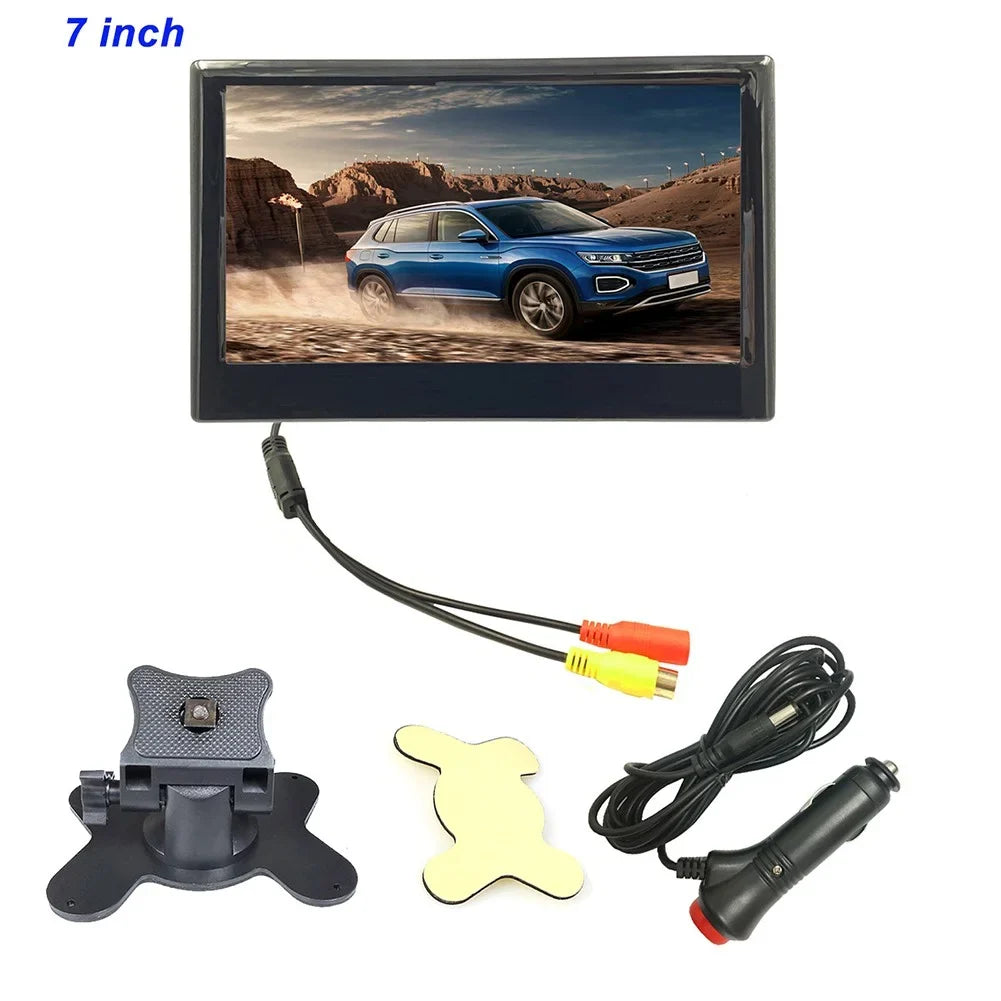 Reversing Gerich Tractor Rear Backup Camera and Kit Lorry LCD 7\\\" IR View Monitor Truck