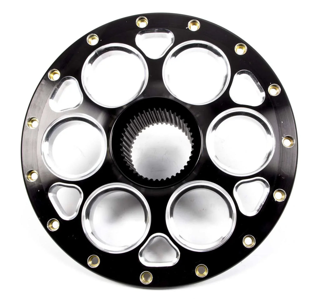 WELP613B-7078 Center 15 Wheel Weld Spline Racing Sprint 42 Magnum Black in. Section