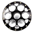 WELP613B-7078 Center 15 Wheel Weld Spline Racing Sprint 42 Magnum Black in. Section