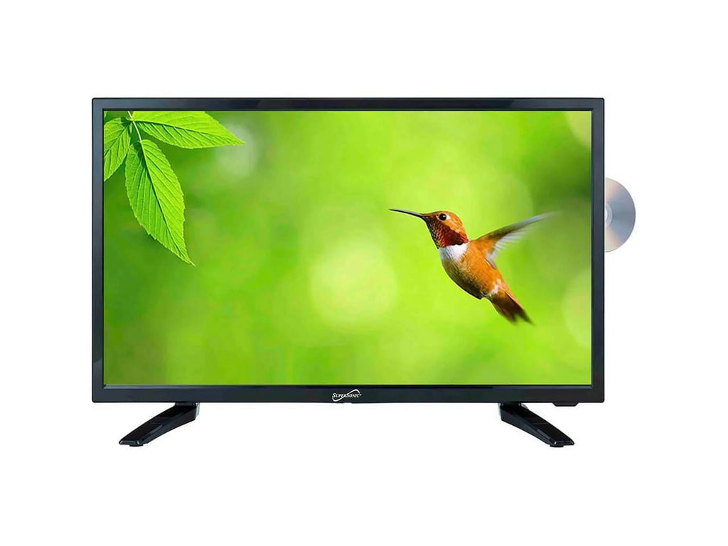 12 USB with Card LED HDTV Player Volt 19" ACDC Supersonic SD (SC-1912) Reader DVD HDMI and